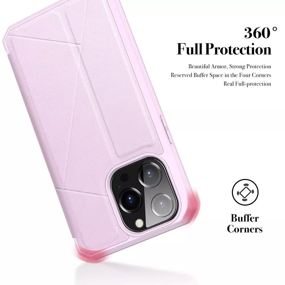 Dux Ducis - Skin X Wallet for iPhone 13 Pro - Pink