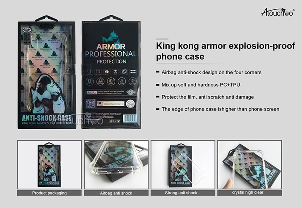 King Kong - Anti Burst for iPhone 13 Mini - Clear