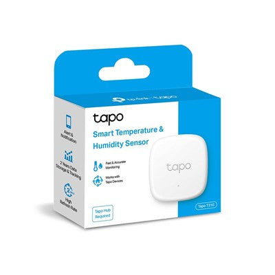 TP-Link Tapo T310 Smart Temperature/Humidity Sensor & Tapo H100 Smart Hub  with Chime