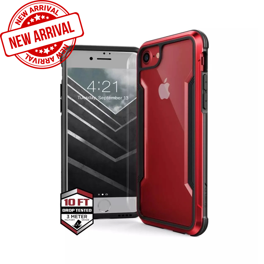Raptic Shield for iPhone SE/8/7 - Red