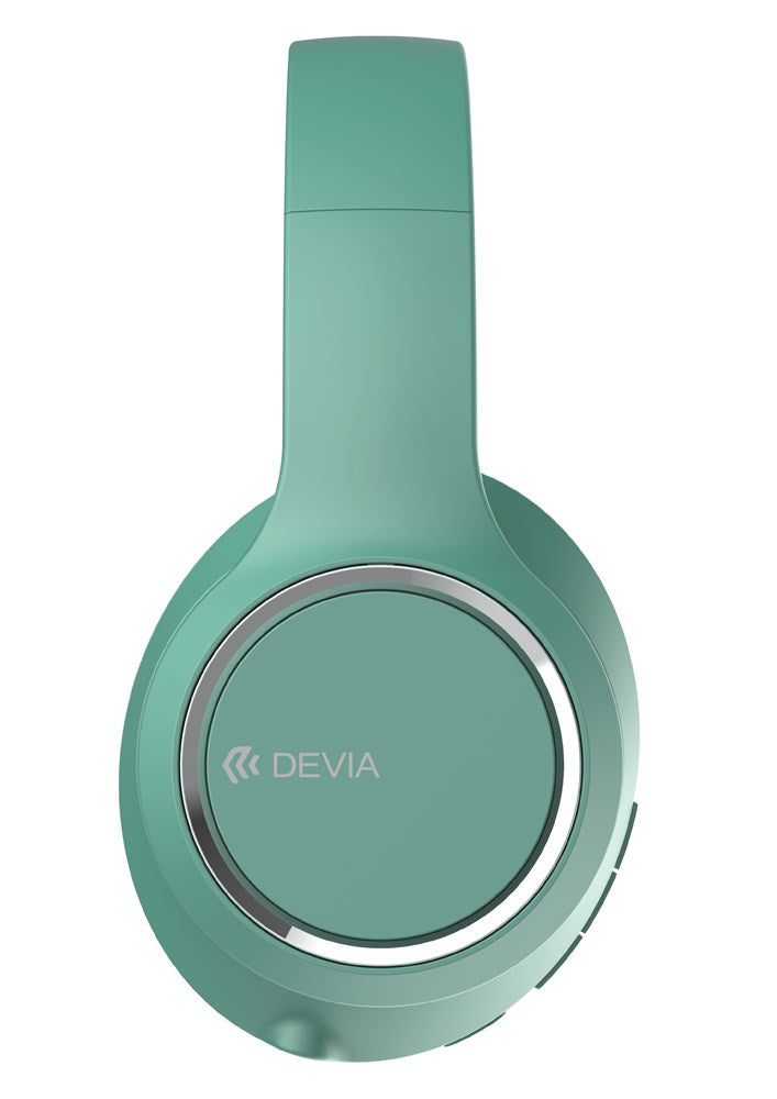 Devia - Kintone Foldable On-Ear Wireless HD Headphones - Green