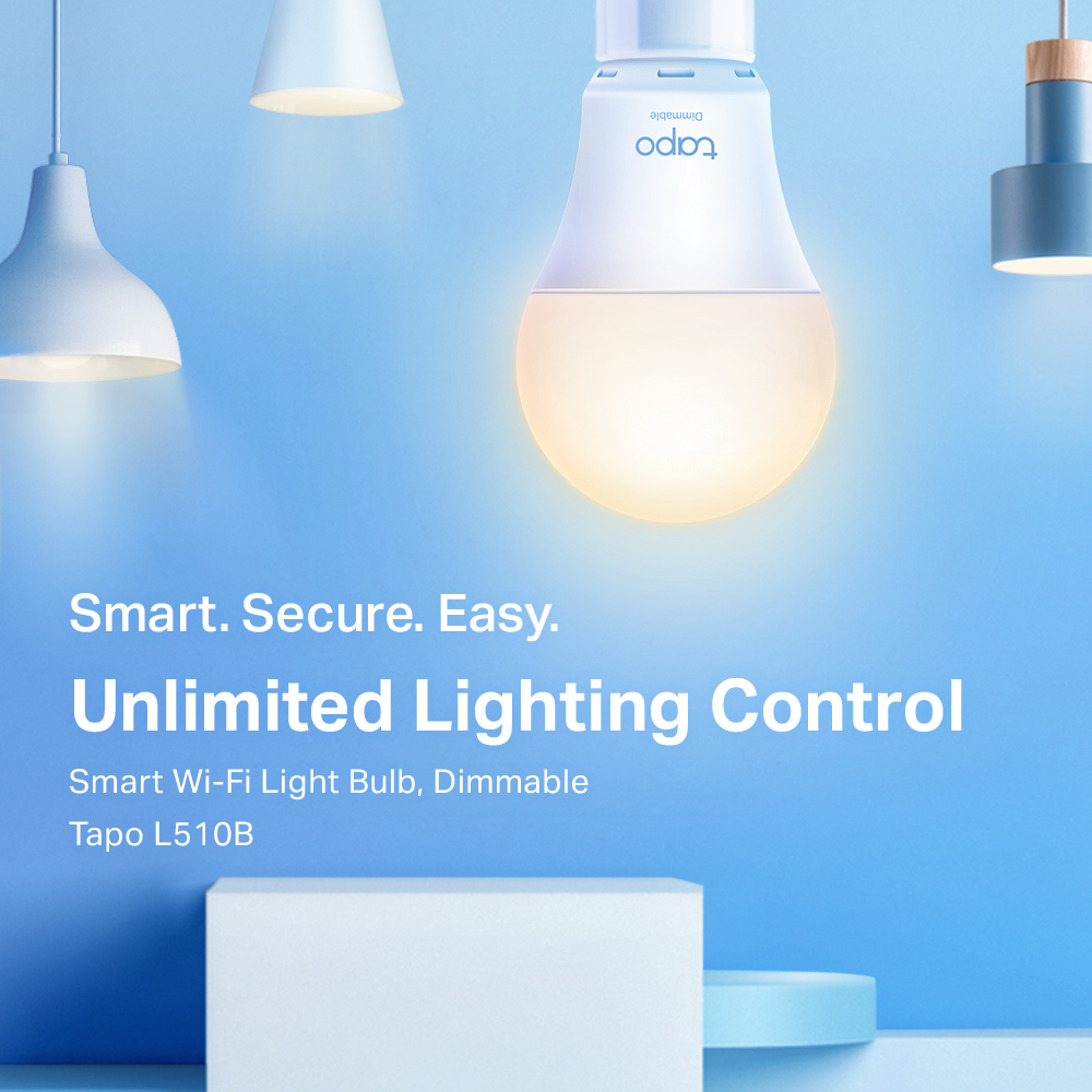Tapo L510B Smart Wi-Fi Light Bulb, Dimmable