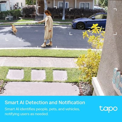 Tapo C420S2 Smart Wire-Free Security Camera System (1080P) - 2 Camera System