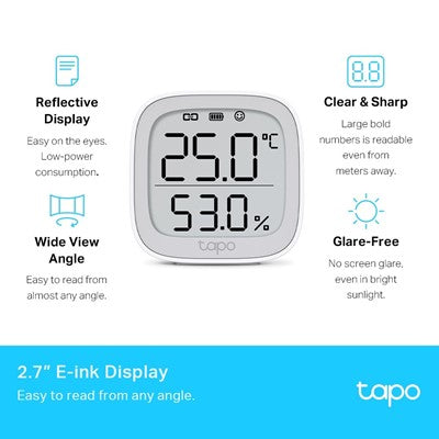 TP Link Tapo Smart Temperature & Humidity Monitor