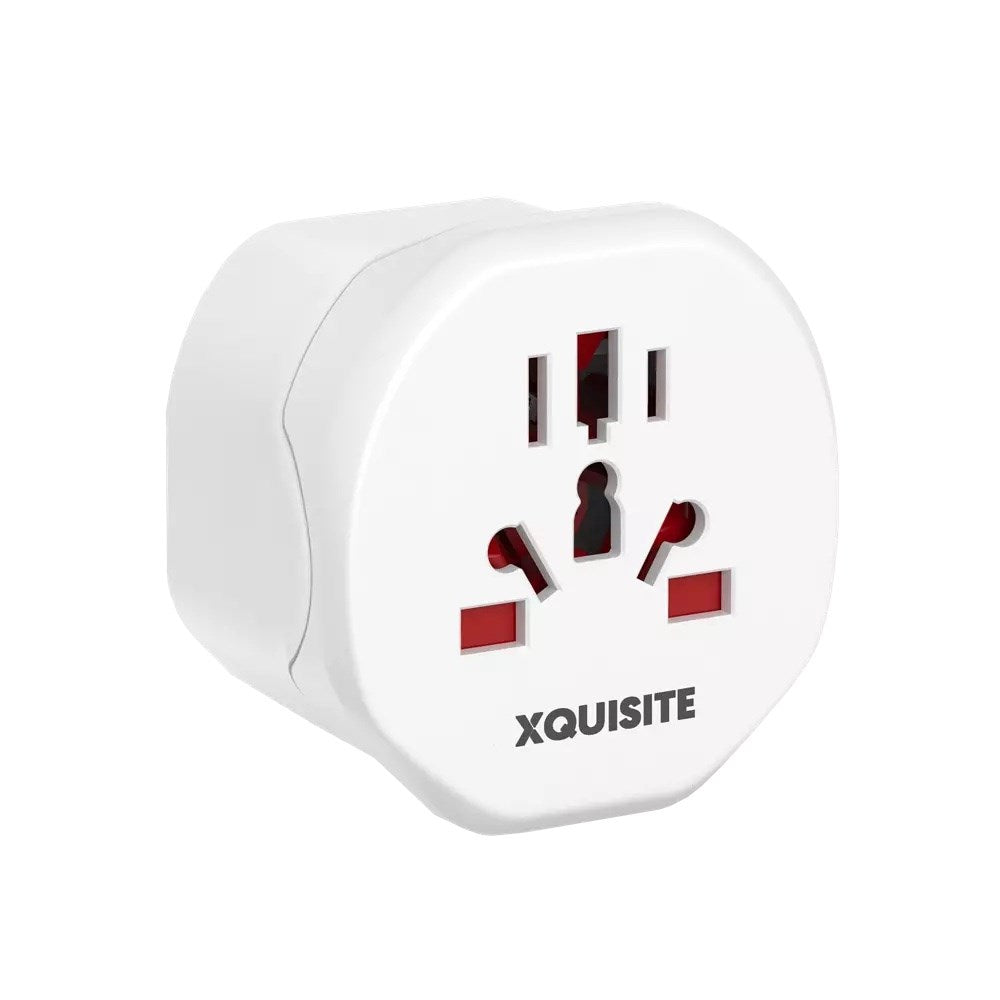 XquisitePower - World to UK Travel Adapter - White