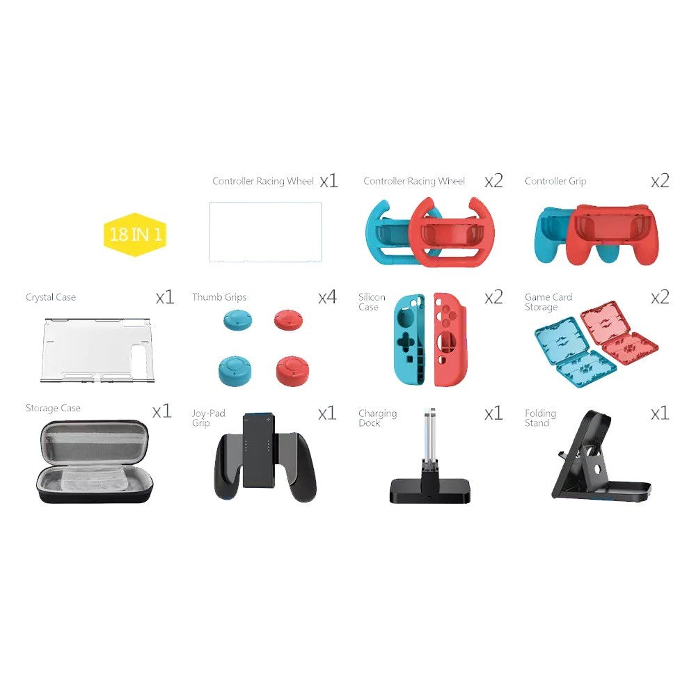 Dobe - 18-in-1 Sports Starter Kit for Nintendo Switch