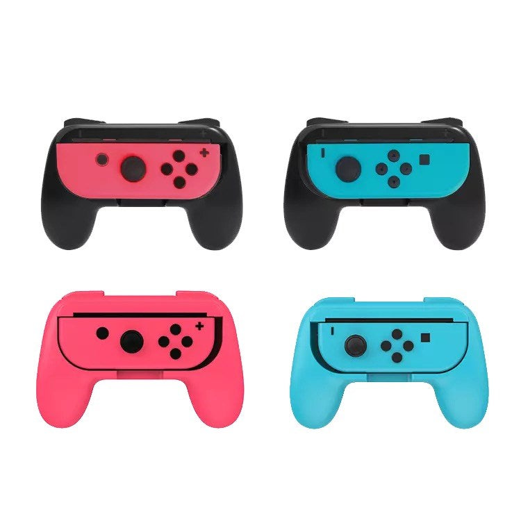 Dobe - Pack of 2 Controller Grips for Nintendo Switch & Switch OLED - Red & Blue